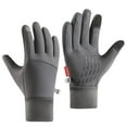 thumbnail image 1 of HNMKIU Sports Lined Warm Touchscreen Gloves for Skiing Cycling and Outdoor GY1,L, 1 of 5