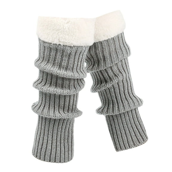 HNMKIU Stockings Retro Knitted Leg Warmers Crochet Long Boot Socks Thickened Warm Socks for Women Adult Party Dance Yoga,Sizes One Size