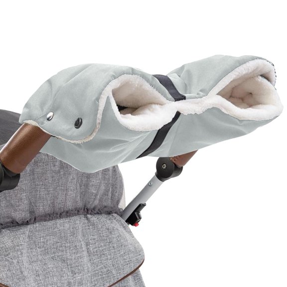 HNMKIU Stroller Gloves with Detachable for Hand Warmth and Grey,One Size