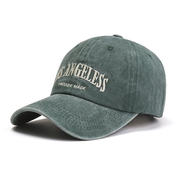 HNMKIU Stylish Embroidered Hop Trucker Hat for Sun and Casual Wear Green,One Size