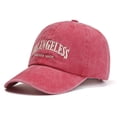 thumbnail image 1 of HNMKIU Stylish Embroidered Hop Trucker Hat for Sun and Casual Wear Red,One Size, 1 of 3