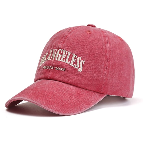 HNMKIU Stylish Embroidered Hop Trucker Hat for Sun and Casual Wear Red,One Size