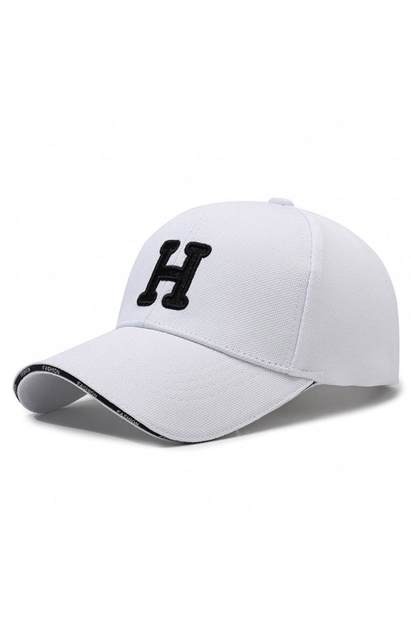 Stylish Unisex Korean Baseball Cap with Extended Visor for Sun and Versatile Daily Wear White,One Size