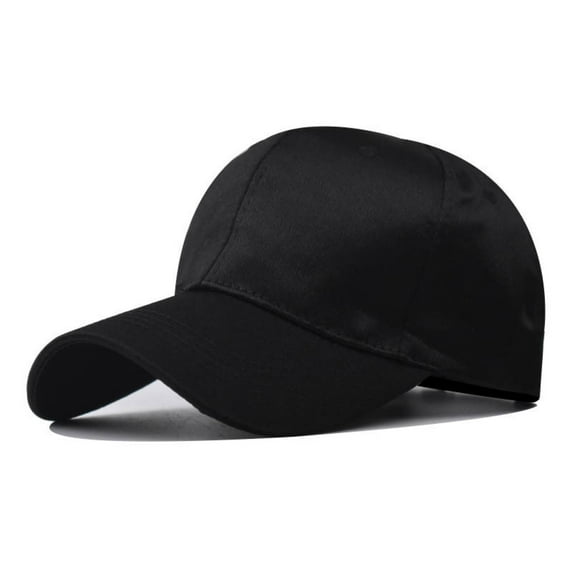HNMKIU Stylish Unisex Satin Baseball Cap for Summer Sun and Casual Fashion Black,One Size