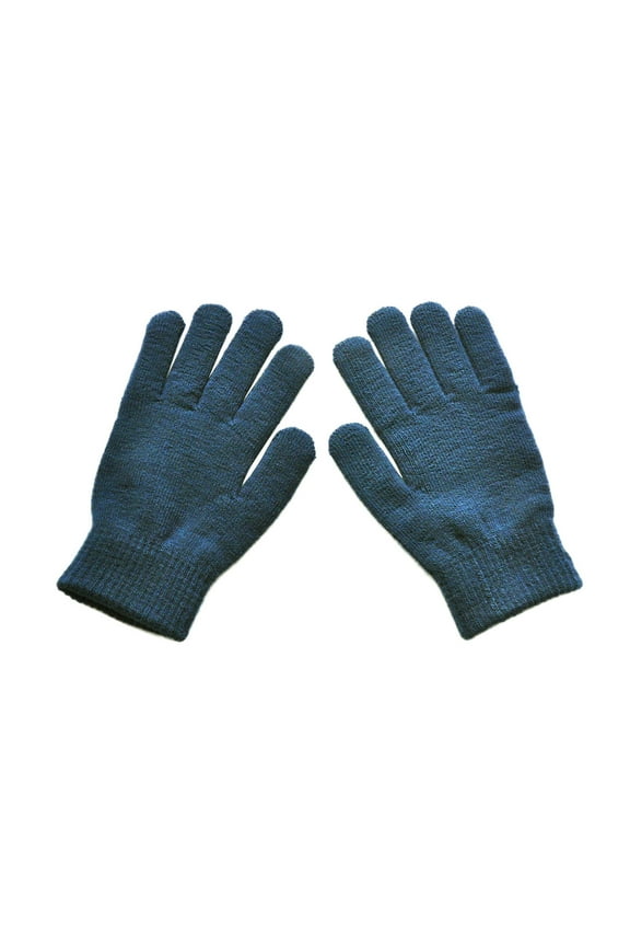 Thermal Knitted Gloves For Men And Women Extreme Cold Weather Cycling Outdoor Winter Sports Light blue,One Size