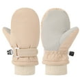 thumbnail image 1 of HNMKIU Toddler Skiing Mittens Winter Gloves for Boys Girls Outdoor Cold Weather Activities Khaki,6-24 Months, 1 of 3