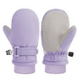 thumbnail image 1 of HNMKIU Toddler Skiing Mittens Winter Gloves for Boys Girls Outdoor Cold Weather Activities Purple,4-12 Years, 1 of 2