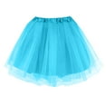 thumbnail image 1 of HNMKIU Tutu Skirts for Women Three Layer Lined Mesh Ballet Puffy Party Dance Skirt for Women Z18-Blue-15,, 1 of 3