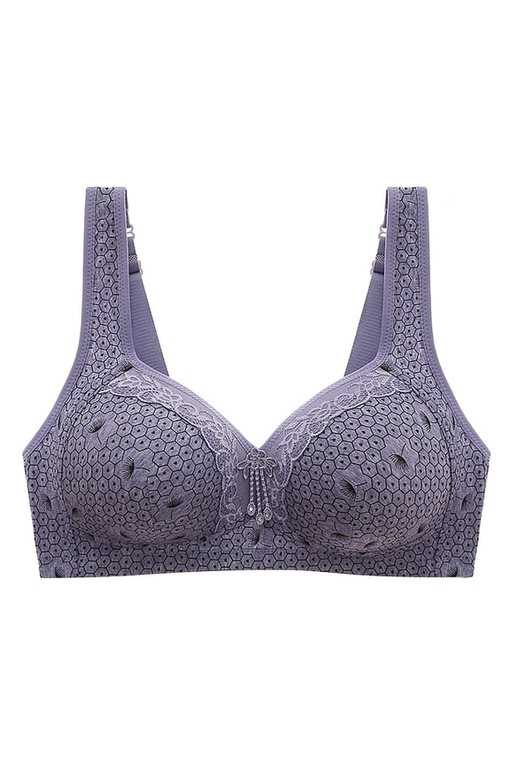 Underwire Bras for Women Solid Color Lace Camisole Style Breathable Design with Adjustable Straps for Lift and Enhanced Shape Womens Bras Blue,36