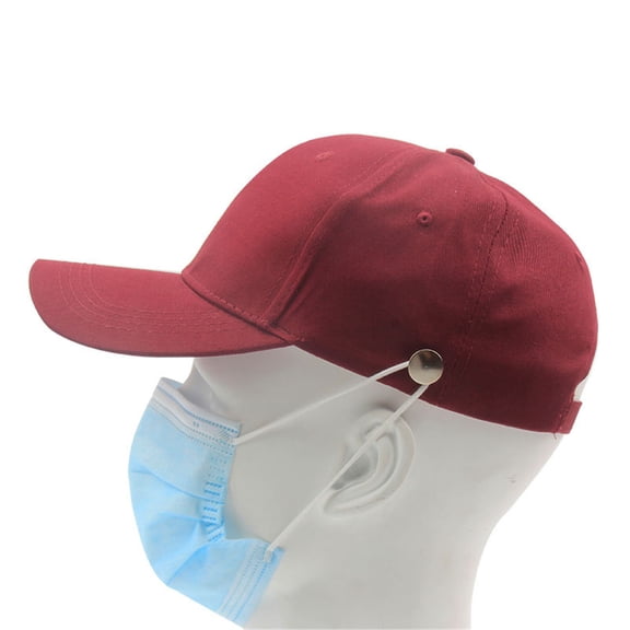 HNMKIU Unisex Casual Adult Baseball Cap with Buttons for Outdoor Sun and Lightweight Comfort Red,One Size