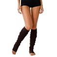 thumbnail image 1 of HNMKIU Warm Knitted Thigh High Socks Ribbed Leg Warmers For Yoga Dance Party Fashion Stockings Dark Gray,One Size, 1 of 4