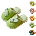thumbnail image 1 of HNMKIU Kids Shoes Slippers Bedroom Home Slippers Cartoon Rabbit Slippers Winter Indoor Outdoor Baby Slippers for Boys and Girls GN1,9-9.5 Years, 1 of 4