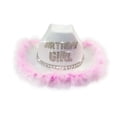 thumbnail image 1 of HNMKIU Birthday gifts for Girl Western Style Girls Cowboy Hat For Birthday Party Celebrations Photo And Festive Kids Events  And Festive Kids Events birthday hats White,4-10White,4-10, 1 of 5
