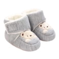 thumbnail image 1 of HNMKIU Winter Baby Shoes for 0-1 Year Boys and Girls Soft Sole Toddler Boots Thickened Warm for Cold Weather Z02_Grey,12, 1 of 4