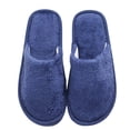 thumbnail image 1 of HNMKIU Winter Slippers for Women and Men Breathable EVA Material for Indoor Wood Floor Sole Ideal for Home and Hotel Slippers for Women Indoor Navy,8.5, 1 of 9