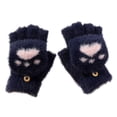 thumbnail image 1 of HNMKIU Winter Student Children Half Finger Flip Cartoon Thickened Warm Gloves Mittens For Autumn And Cold Weather Navy,7-18 Years, 1 of 3