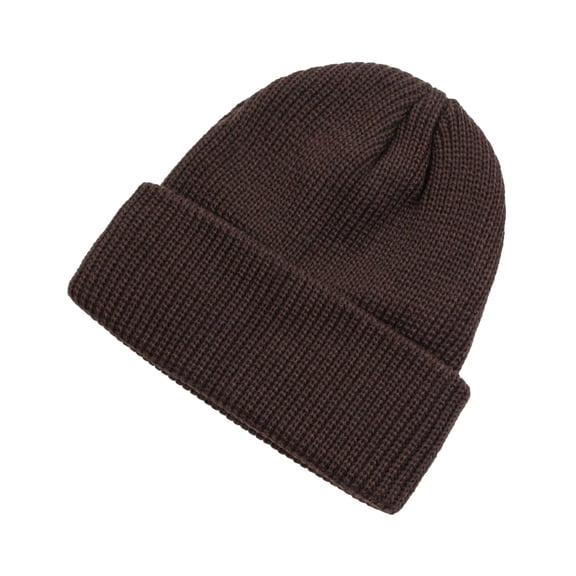 HNMKIU Winter Thermal Lined Hat For Outdoor Activities Unisex Knit Cap Weather Lightweight Winter Headwear Coffee,One Size