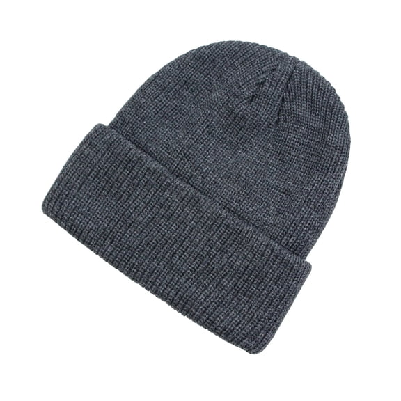 HNMKIU Winter Thermal Lined Hat For Outdoor Activities Unisex Knit Cap Weather Lightweight Winter Headwear Dark Gray,One Size