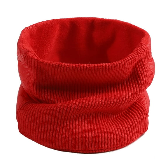 HNMKIU Winter Wool Knitted Neck Scarf for Cold Weather with Cozy Warmth and Classic Design - RD1,One Size