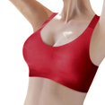 thumbnail image 1 of HNMKIU Wireless Bras for Women Plus Size Thin Jelly Push Up Lift Seamless Shining Back Size Bras 02_RD1,L, 1 of 3