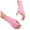 thumbnail image 1 of HNMKIU Women Fingerless Knitted Arm Warm Gloves Winter Mitten for Girls Soft Thermal Handwear Pink,One Size, 1 of 2