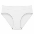thumbnail image 1 of HNMKIU Women Panties Ribbed Bikini Briefs Comfortable and Breathable for Everyday Wear Womens Underwear White,L, 1 of 4