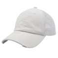 thumbnail image 1 of HNMKIU Women's Baseball Cap with Ponytail Hole High Bun Hat Mesh Visor for White,One Size, 1 of 3