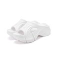 thumbnail image 1 of HNMKIU Womens Slippers Summer Thick Soled EVA Soft Sole Toe Separator Flip Flops Outdoor Comfortable Beach Sandals for Women Z01_White,8, 1 of 9