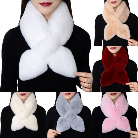 HNMKIU Women's Fashion Versatile Solid Color Thick Warm Scarf Neck Gaiter Windproof Warmer ,WH2