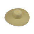 thumbnail image 1 of HNMKIU Women's Foldable Wide Brim Straw Sun Hat for Summer Beach Baseball Cap Floppy Style Beige,One Size, 1 of 2