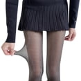 thumbnail image 1 of HNMKIU Women's High Shine Glossy Pearl Sheer Hosiery Tights Elegant Everyday Wear Comfortable Stretch Seamless Fashion Pants Leggings for Women Plus Size Black,One Size, 1 of 3