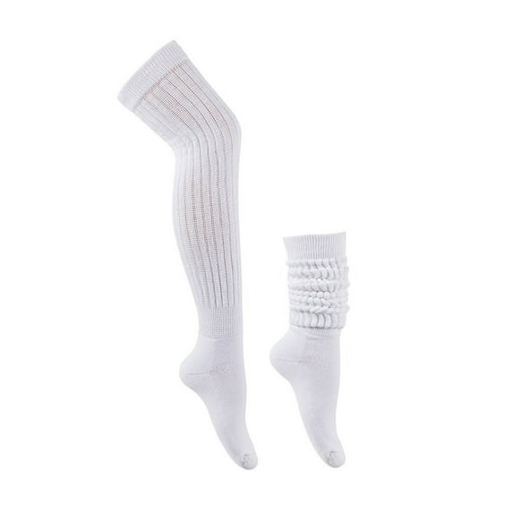 HNMKIU Women's Lengthening Thick Over The Knee Socks Soft Pile Warm Winter Stockings Fashionable Comfortable Legwear WH2,One Size