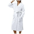 thumbnail image 1 of HNMKIU Women's Robes Absorbent Quick Drying Thin Long Bathrobe for Comfort and Style,Sizes L, 1 of 5