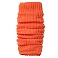 thumbnail image 1 of HNMKIU Women's Knitted Solid Color Leg Warmers Thigh High Socks Neon Party Foot Covers Orange,One Size, 1 of 4
