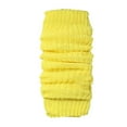 thumbnail image 1 of HNMKIU Women's Knitted Solid Color Leg Warmers Thigh High Socks Neon Party Foot Covers Yellow,One Size, 1 of 4