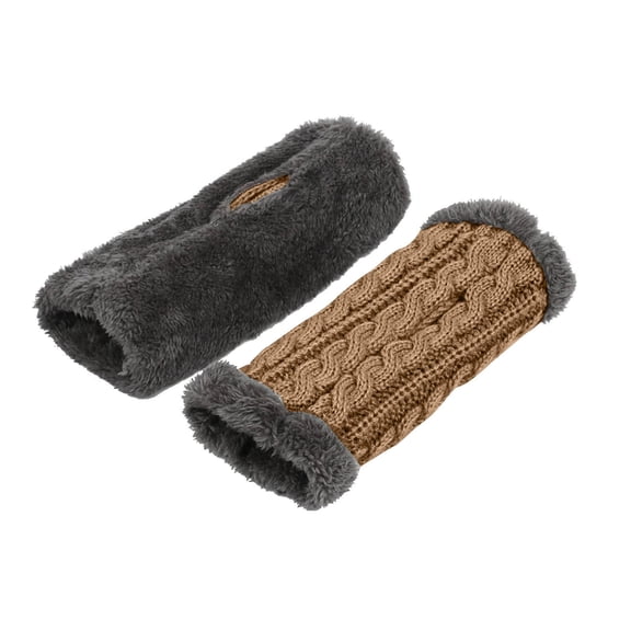 HNMKIU Women's Thermal Gloves Winter Windproof Mittens Elastic Touchscreen Texting Warm Lined Outdoor Hand Khaki,One Size