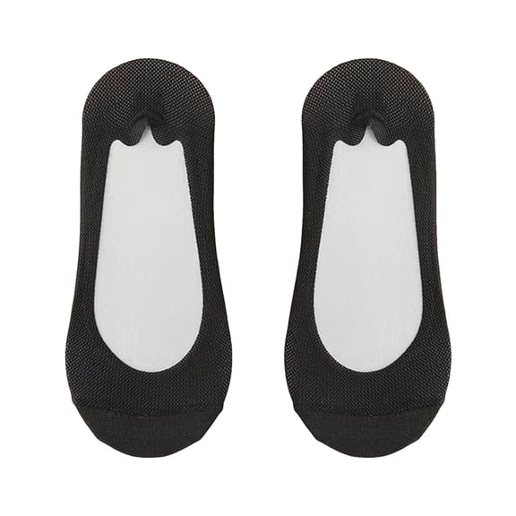 HNMKIU Women's Thin No Show Low Cut Liners Socks for Loafer Hidden Breathable Non No Show Socks Womens for Wear Black,One Size