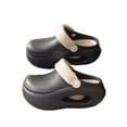 thumbnail image 1 of HNMKIU Womens Slippers with 2026 Platform Design Summer Non Orthopedic Slides with 3.5 Inch Thick Sole Breathable Closed Toe Mules for Beach Pool EVA Summer Shoes for Women Black,40, 1 of 6
