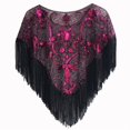 thumbnail image 1 of HNMKIU Wraps Elegant Women's Evening Sequin Cape Shawl Soft Dress Wrap for Formal Occasions Hot Pink,One Size, 1 of 3