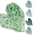 thumbnail image 1 of HNMKIU Wraps Irish Saint Classic Pattern Printed Long Scarf Women's Shawl Wrap Mint Green,A, 1 of 4