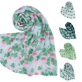 thumbnail image 1 of HNMKIU Wraps Irish Saint Classic Pattern Printed Long Scarf Women's Shawl Wrap Red,A, 1 of 6