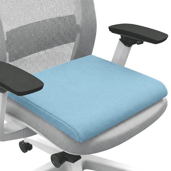 HNYG Office Chair Cushion, Memory Foam Seat Cushion for Office Chairs, Non-Slip Chair Pad for Sciatica & Tailbone Pain Relief