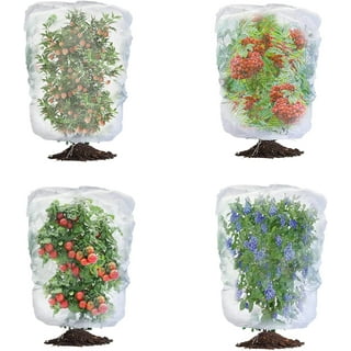 4 Pack Garden Plant Fruits Tree Netting for Blueberries, 3.3Ft x 2.7Ft Mesh Netting Pest Barrier Protection Bird Mosquito Net Plants Covers for Shrubs Flowers Tomato Crops Vegetables Row Cover