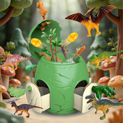 HNZENBW 18-Piece Fun Dinosaur Egg Set Dinosaur Treasure Box Kids Storage Box Easter Egg Christmas Party Gift