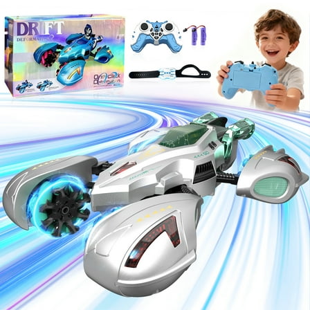 HNZENBW 4WD RC Cars,1:14 Remote Control Car with LED,2.4Ghz High Speed Remote Control Car Drift Car,with Dual Modes Control,for Christmas and Birthday Gifts