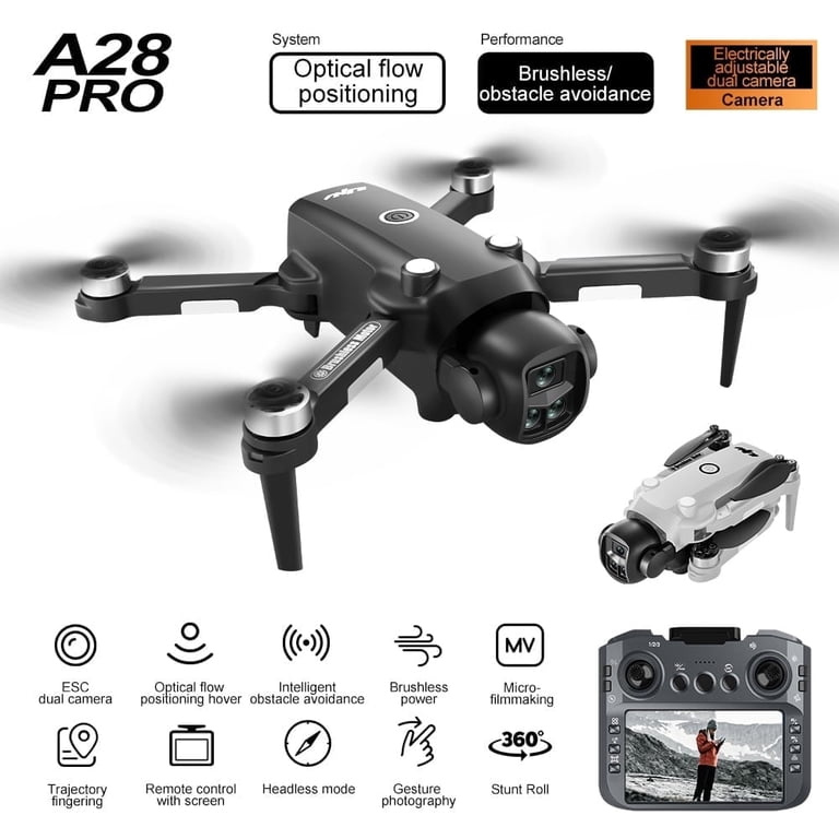 HNZENBW A28 Multifunctional RC Drones with Camera for Kid Adults