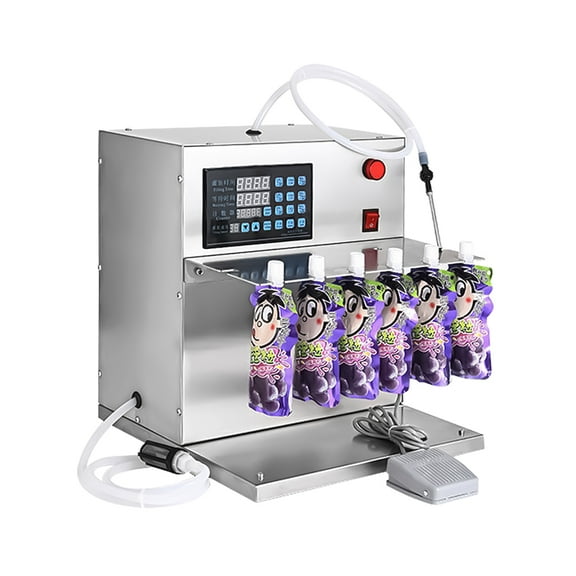 HNZXIB Hot Liquid Filling Machine High Accuracy Milk Spout Pouch Filling Machine