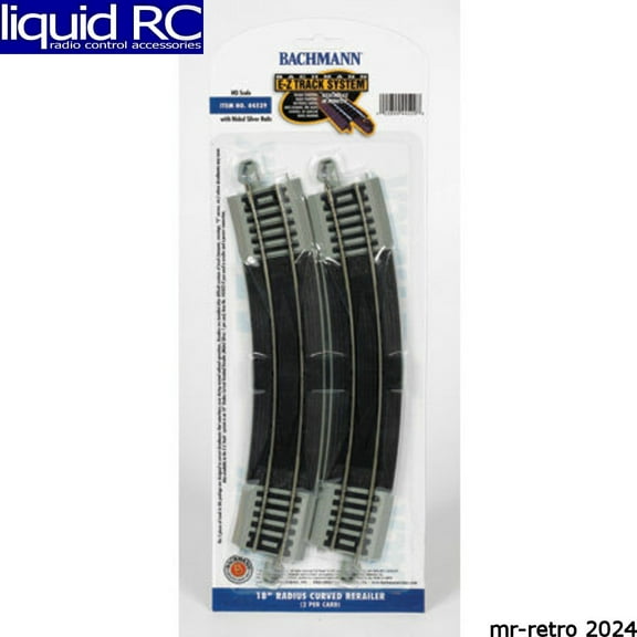 BACHMANN E-Z TRACK HO SCALE 18" RADIUS CURVED RERAILER BAC44529