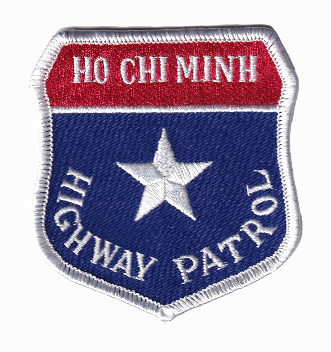 HO CHI MINH Highway Patrol Patch - Sew On 3.25 - Walmart.com
