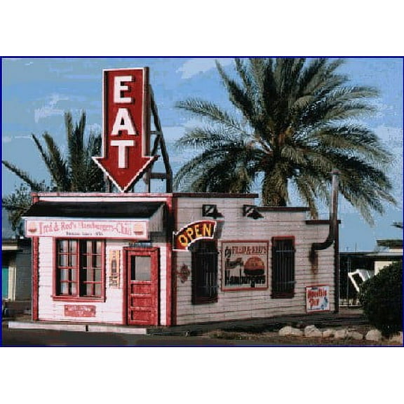 HO Fred & Red's Cafe Kit